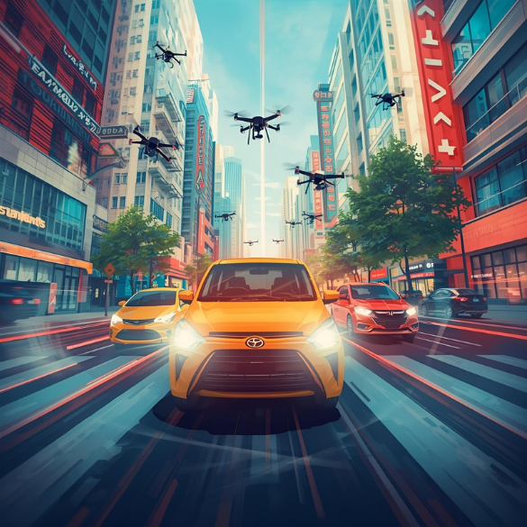 드론으로의 배송