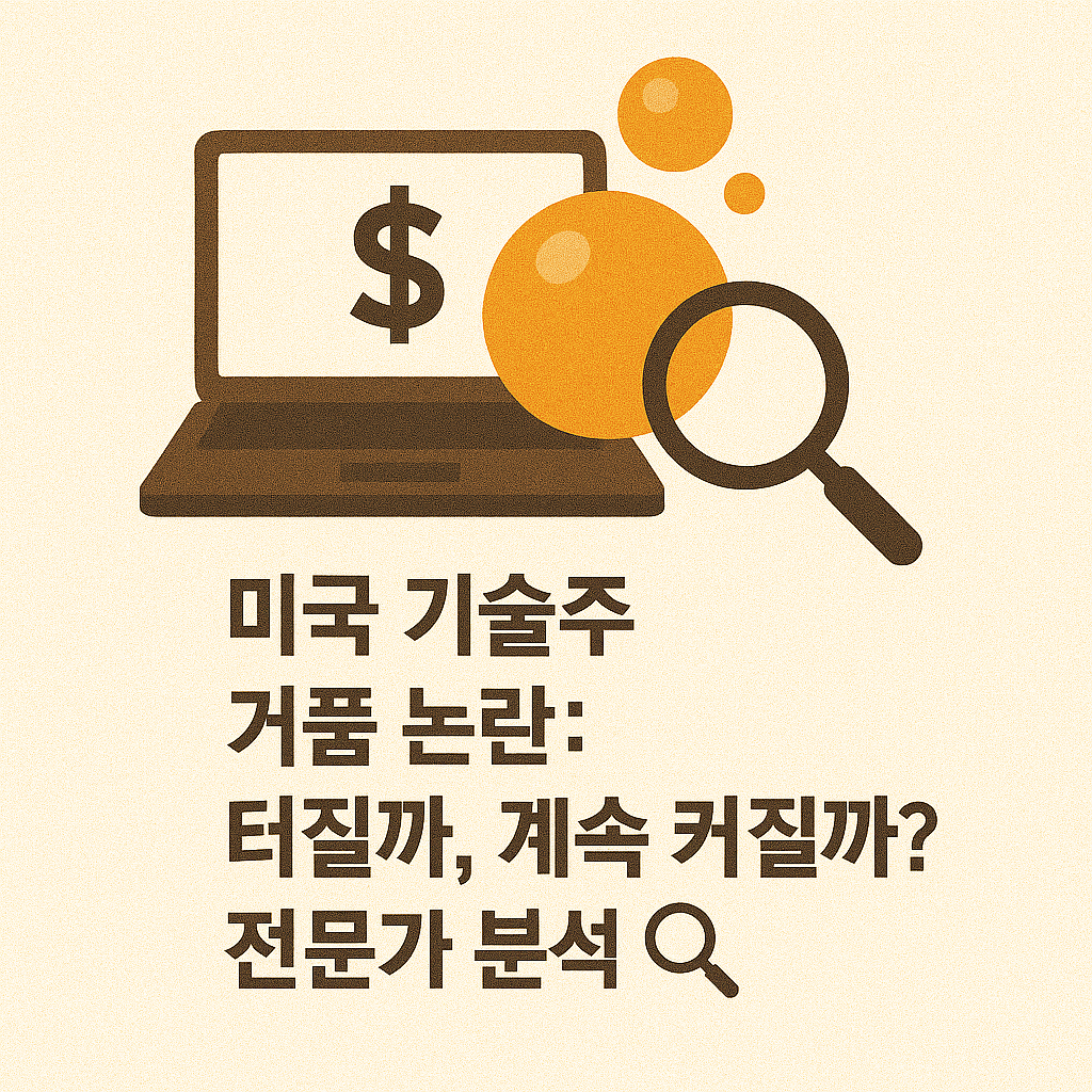 미국 기술주 거품 논란: 터질까, 계속 커질까? 전문가 분석 🔎