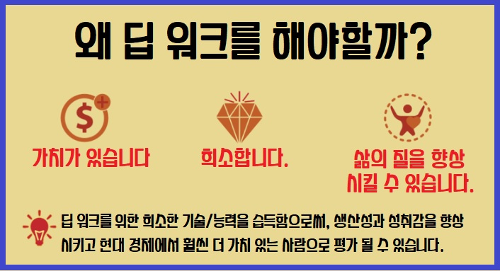 딥 워크를 해야하는 이유