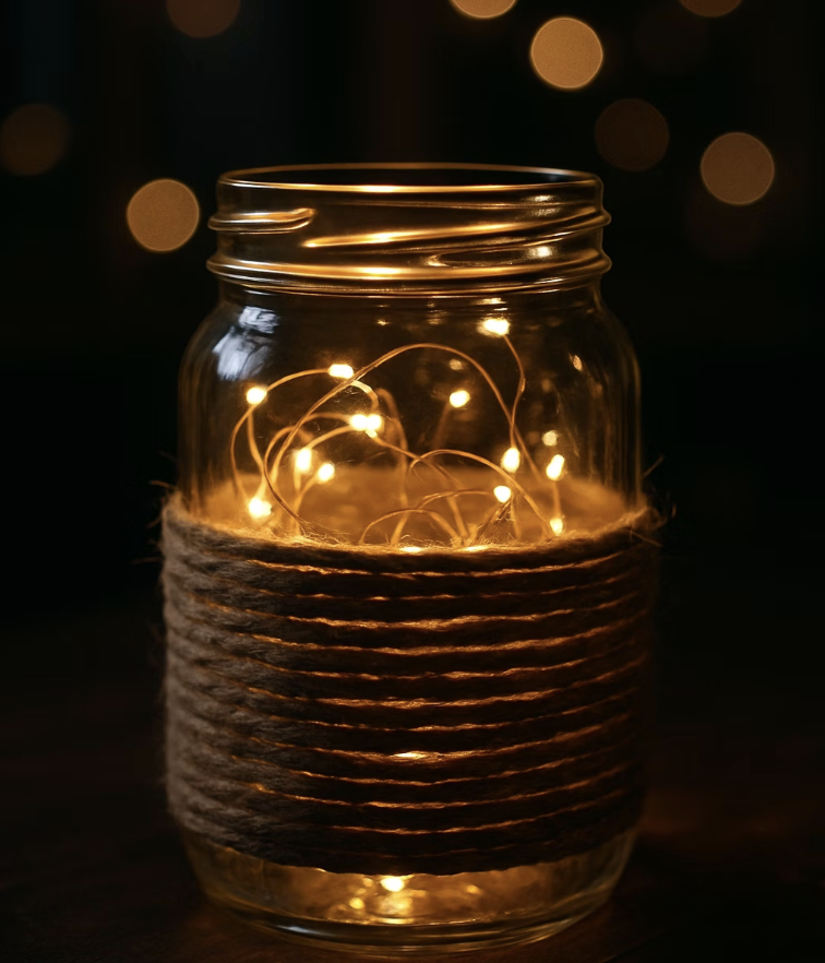 투명한 유리병의 화려한 변신