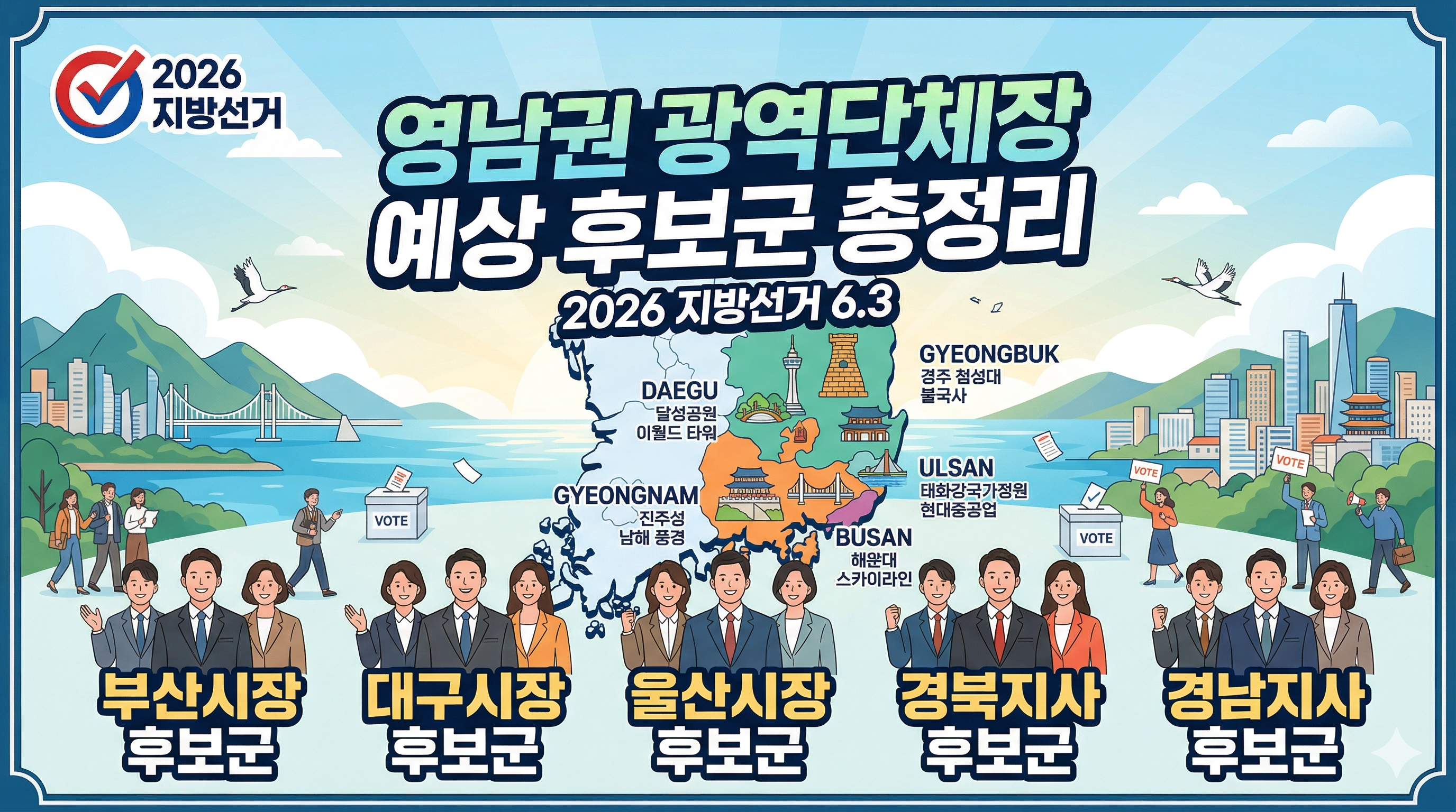 2026. 6. 3. 지방선거 총정리