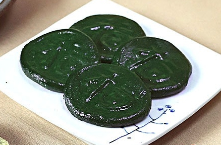한국의 떡 종류 모시떡