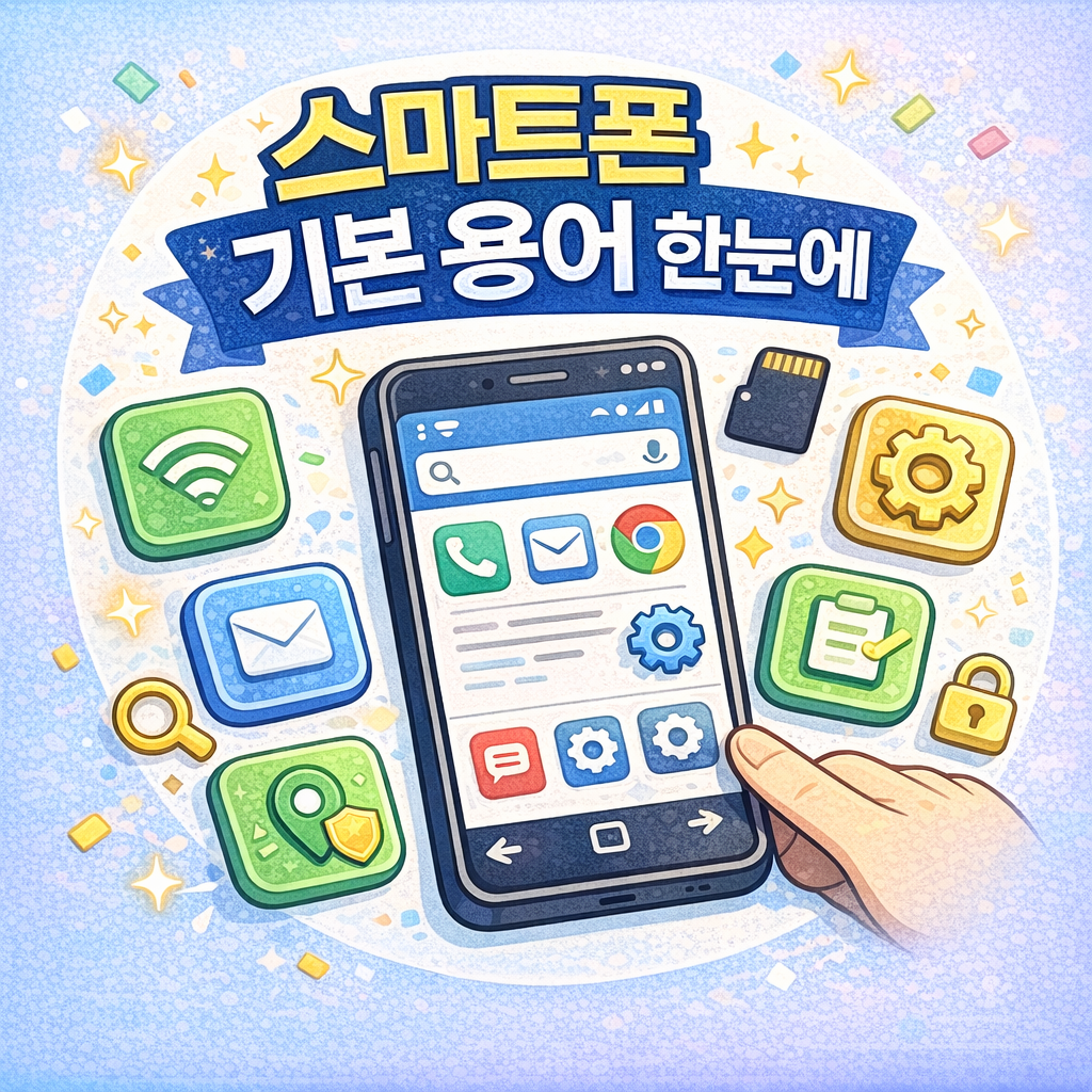 스마트폰 처음 사용할 때 꼭 알아야 할 기본 용어 정리