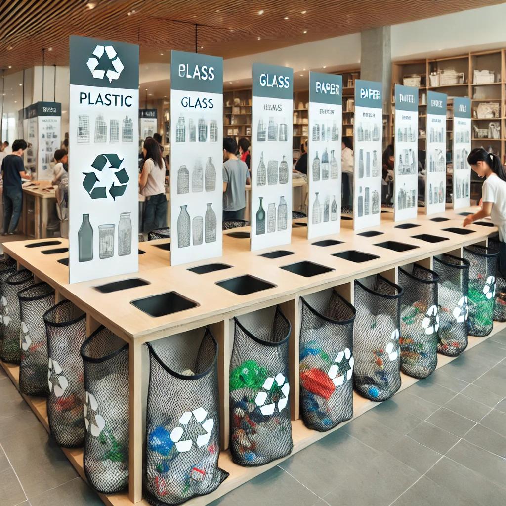 재활용 분리수거 그물망