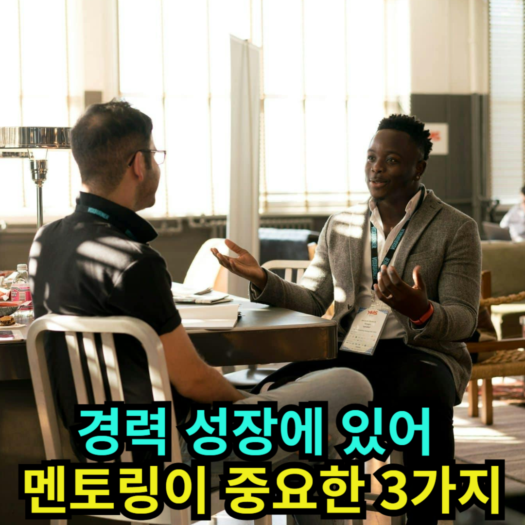 경력 성장에 있어 멘토링이 중요한 3가지