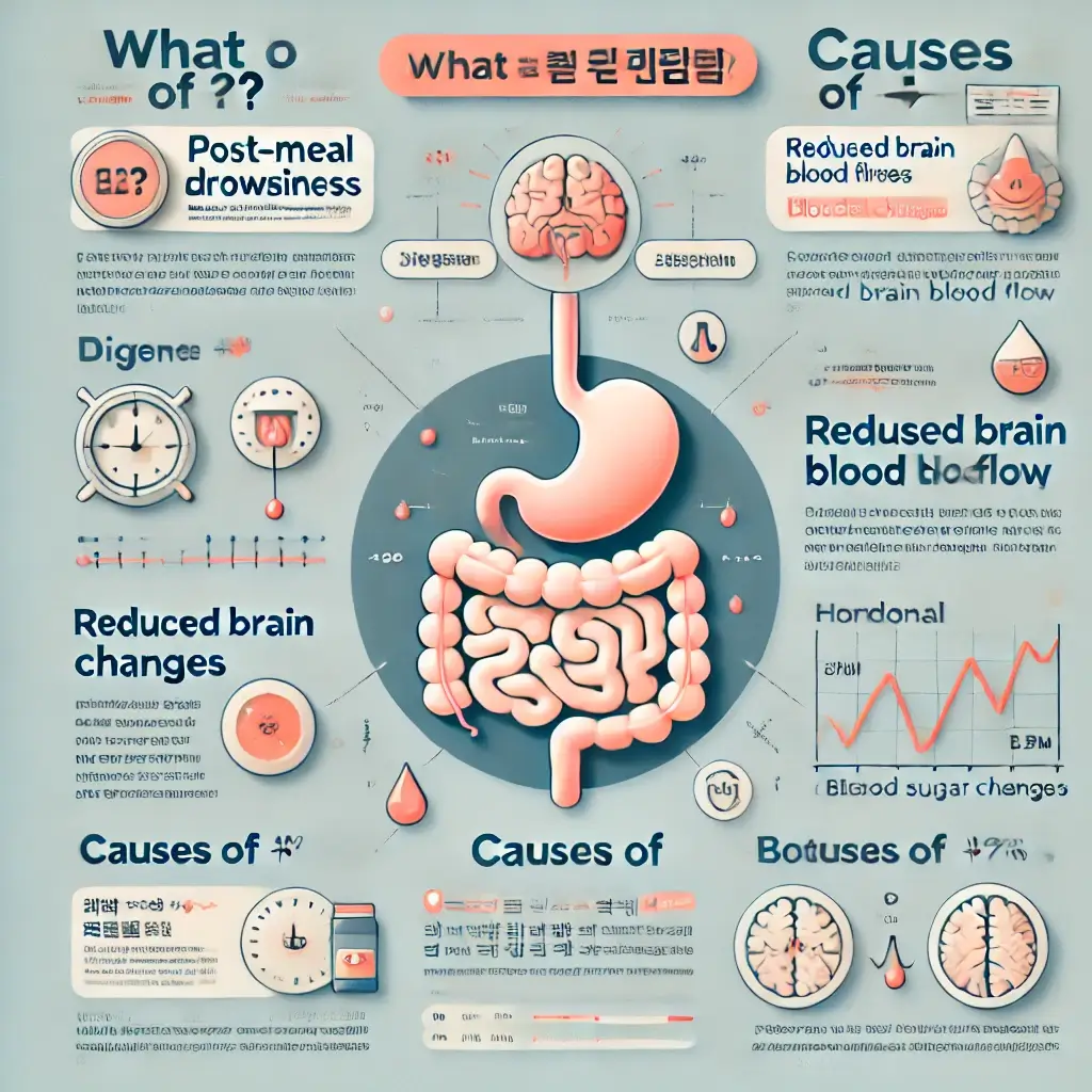 식곤증의 주요 원인