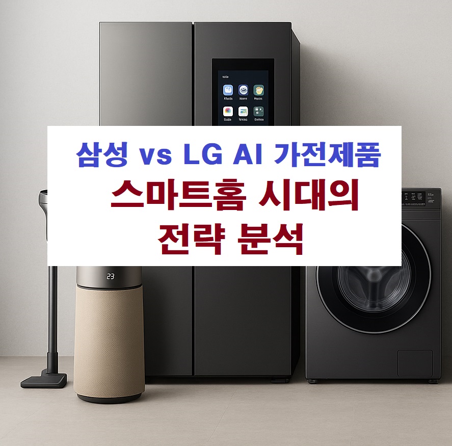 삼성 vs LG AI 가전제품 스마트홈 시대의 전략 분석