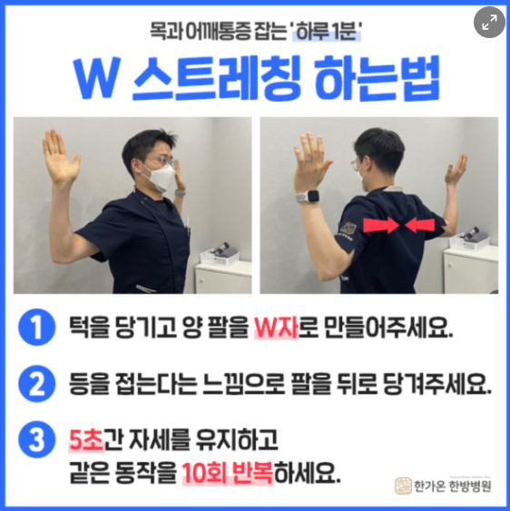 어깨 w 운동