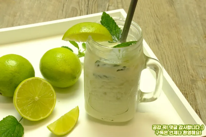 물에 라임 넣어 건강 효능 - 8