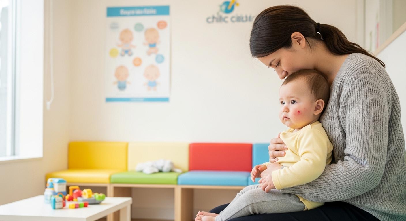 아기 피부 발진 병원