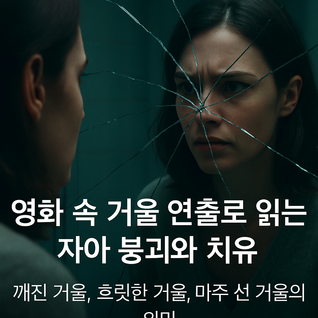 영화 속 거울 연출로 읽는 자아 붕괴와 치유 – 깨진 거울, 흐릿한 거울, 마주 선 거울의 의미 관련 사진