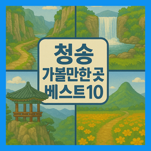청송 가볼만한곳 베스트10