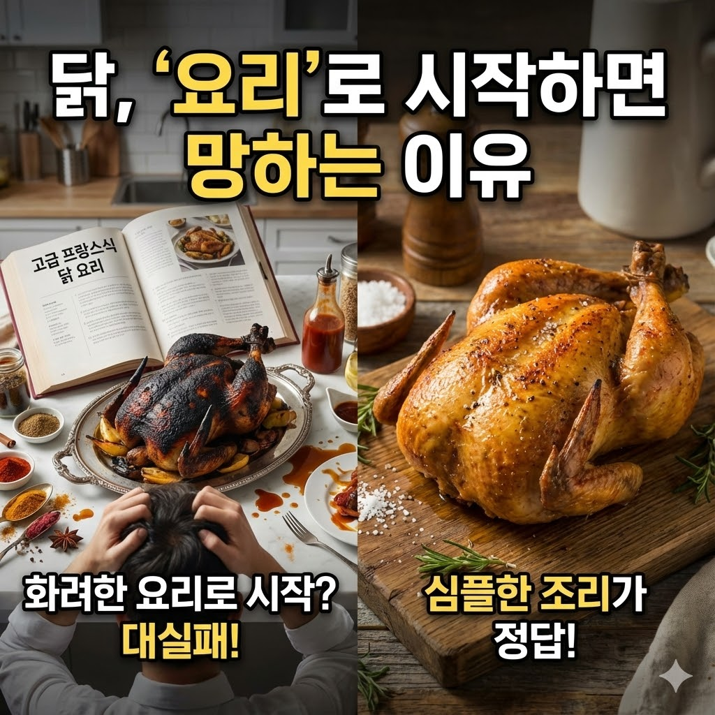 닭을 ‘요리’로 시작하면 실패하는 이유