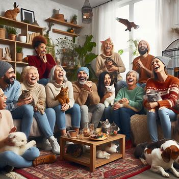 다른 동물과의 사회화