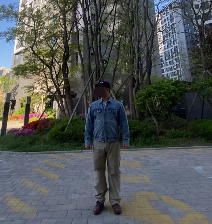 데일리룩('26. 4. 24.)윅 WICK 워싱 빈티지볼캡, 무신사스탠다드 데님트러커 청재킷, 유니클로 와플헨리넥 티셔츠, 무신사스탠다드 퍼티그팬츠, 레드윙 아이언레인저 앰버하니스