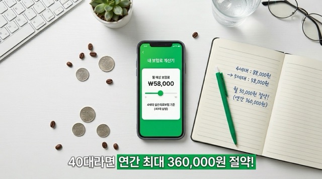 5세대 실손보험 보험료 절감 시뮬레이션