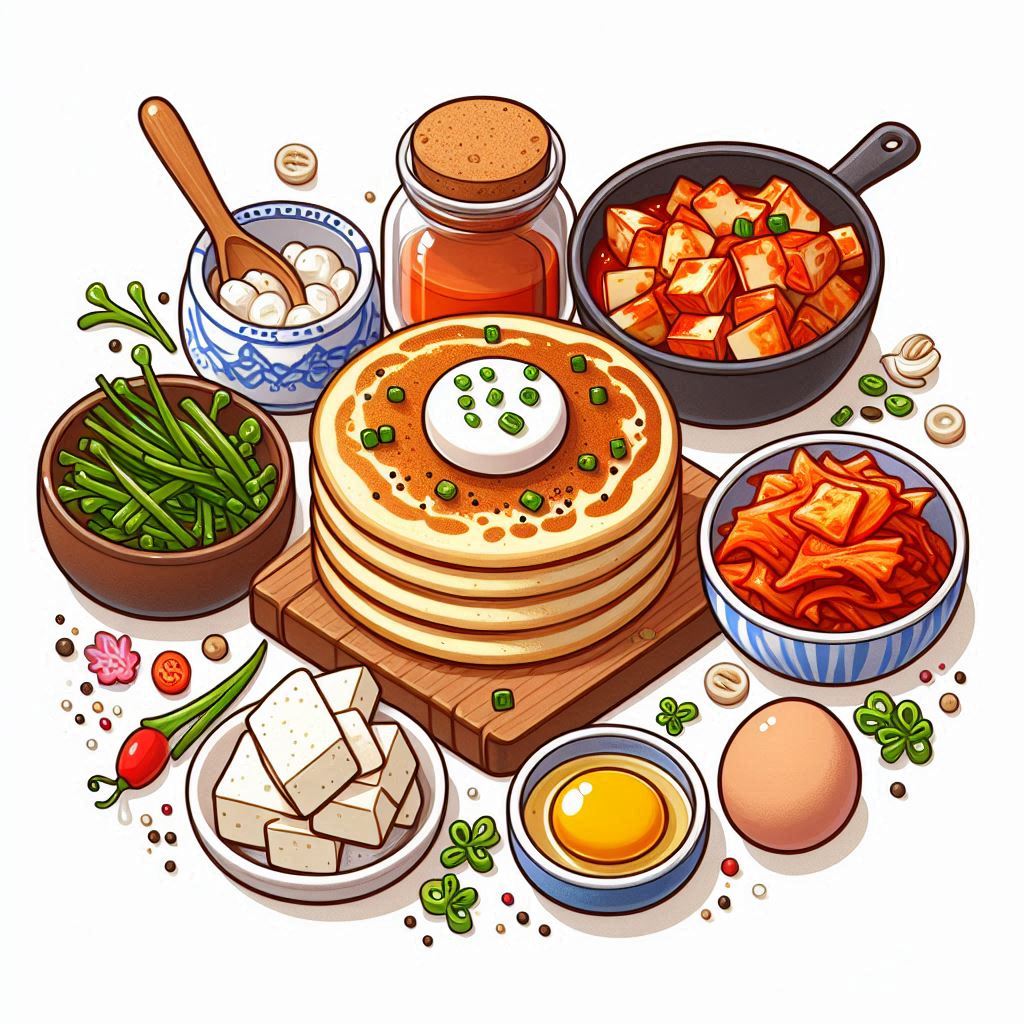 두부 김치전