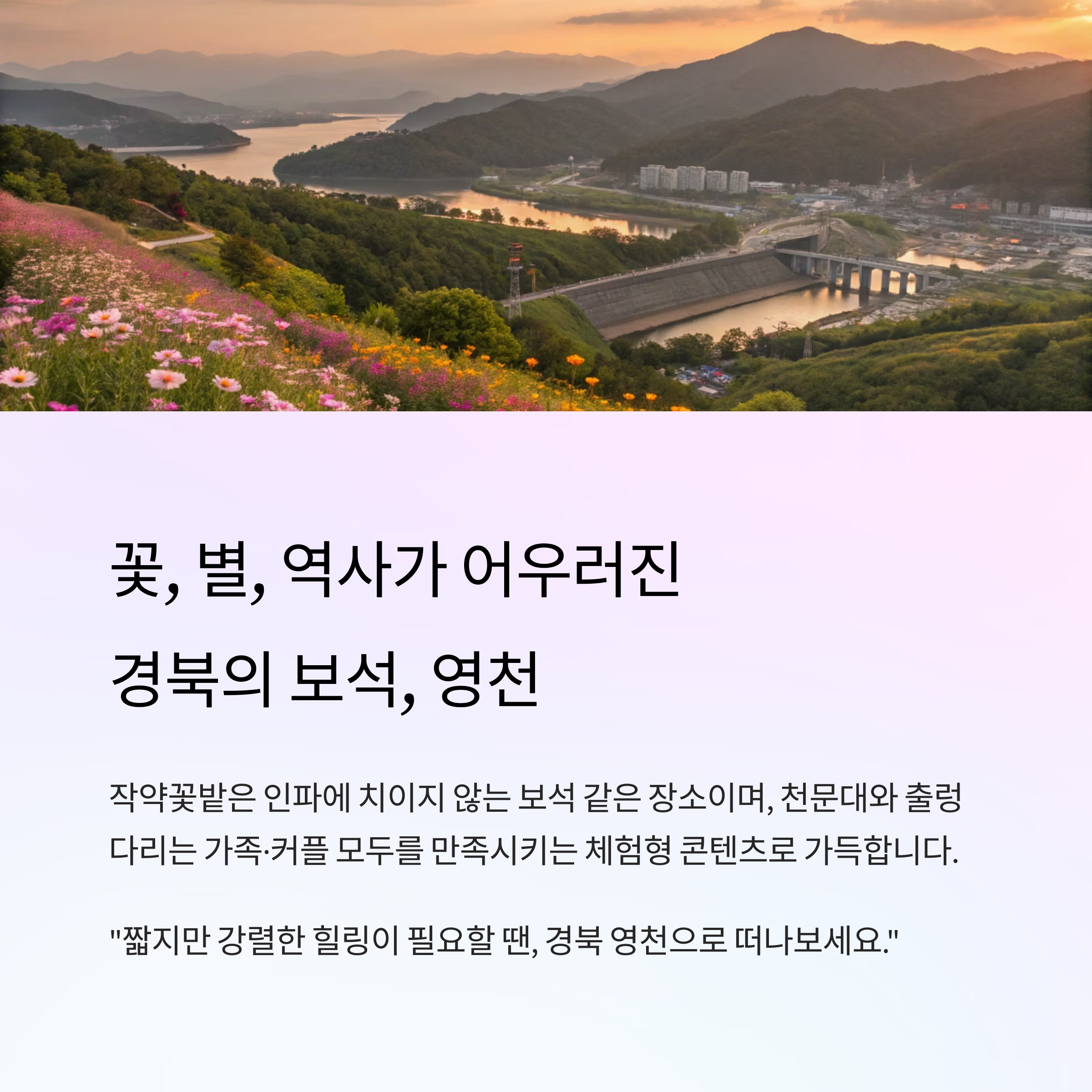 경북 영천 여행 코스: 작약꽃밭