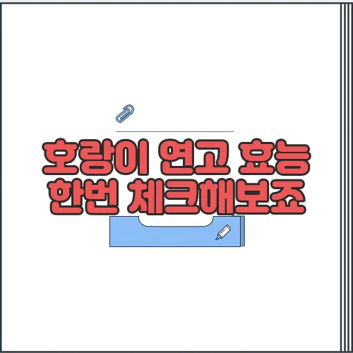 호랑이 연고 효능 한번 체크해보죠