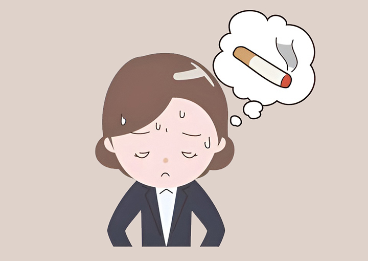 금연으로-힘든-여성