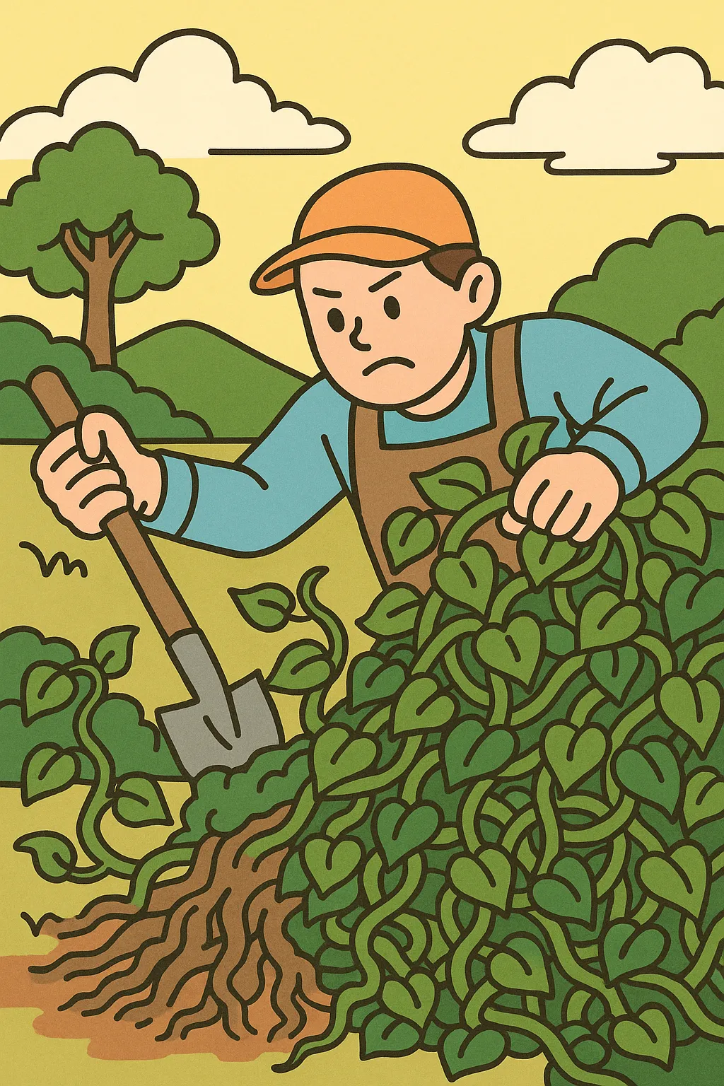 칡넝쿨 제거 방법과 뿌리 관리 비법7