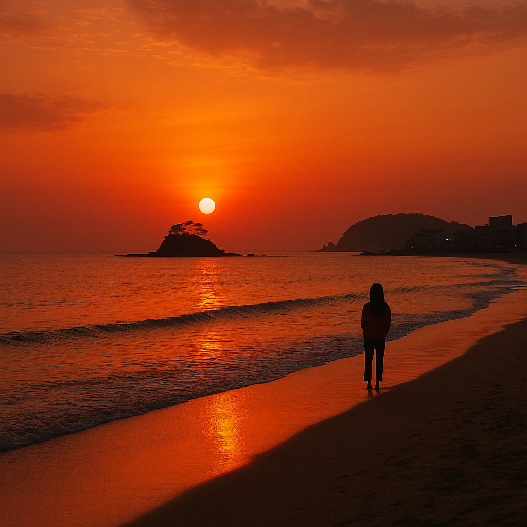 부산 송정해수욕장 일몰 감성 여행기