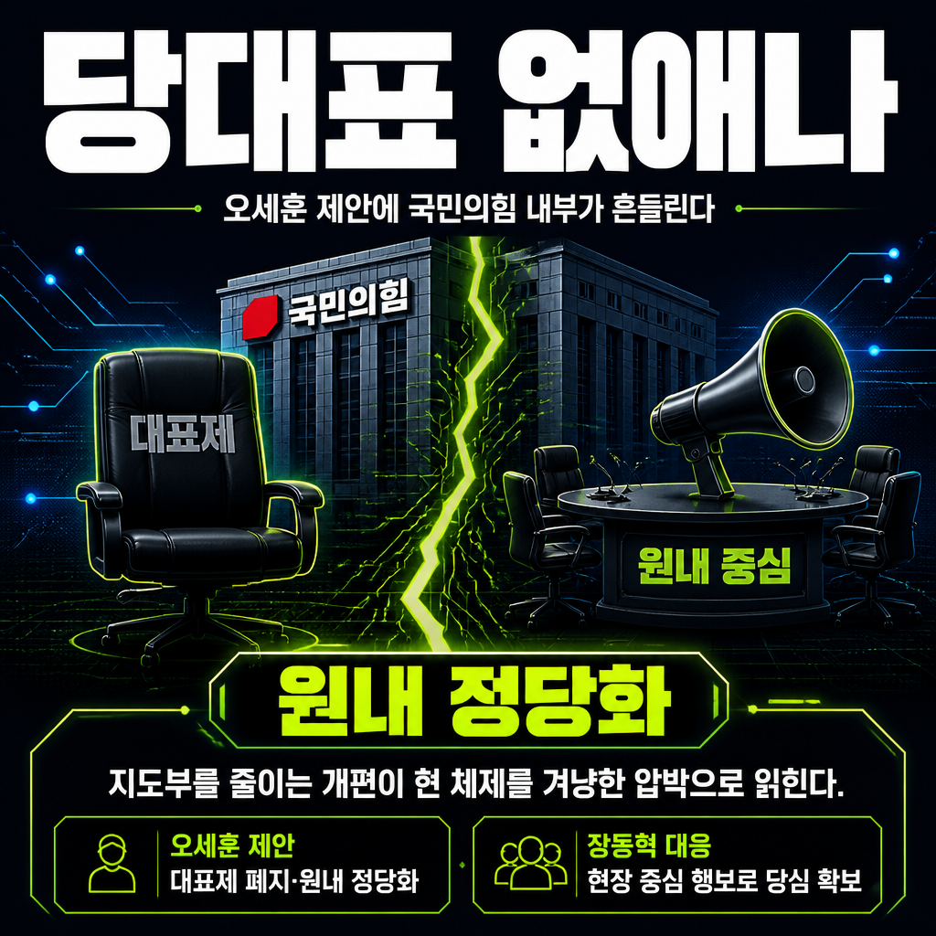 당대표 없애나