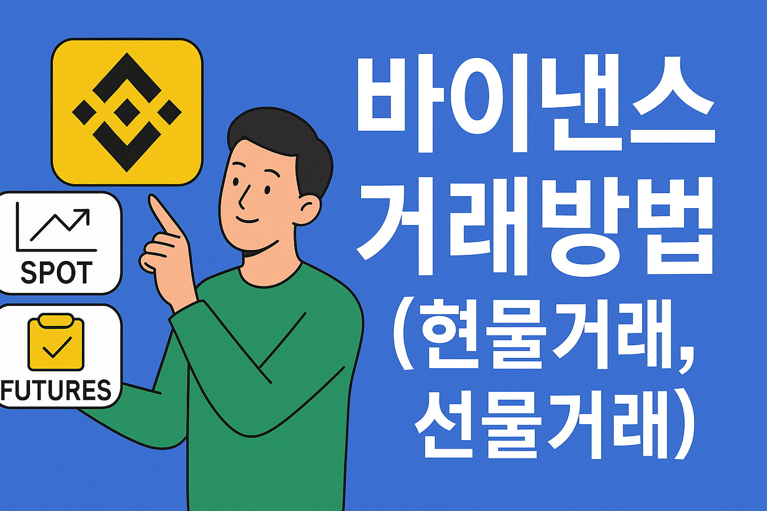 바이낸스 거래방법 초보 가이드 썸네일 &ndash; 현물거래와 선물거래 입문, 수수료 절약&middot;레버리지 설정 핵심