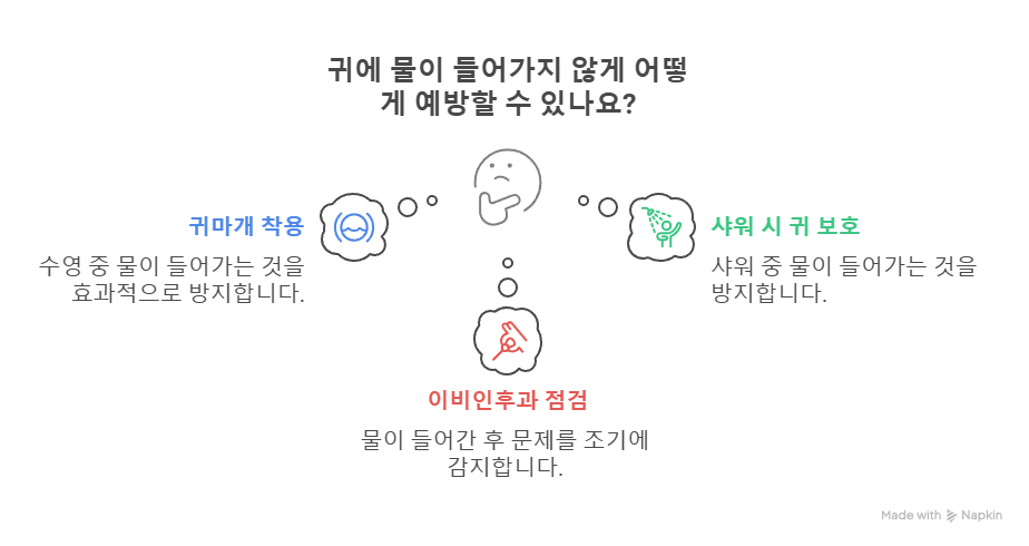 귀에 물 안들어가게 예방법