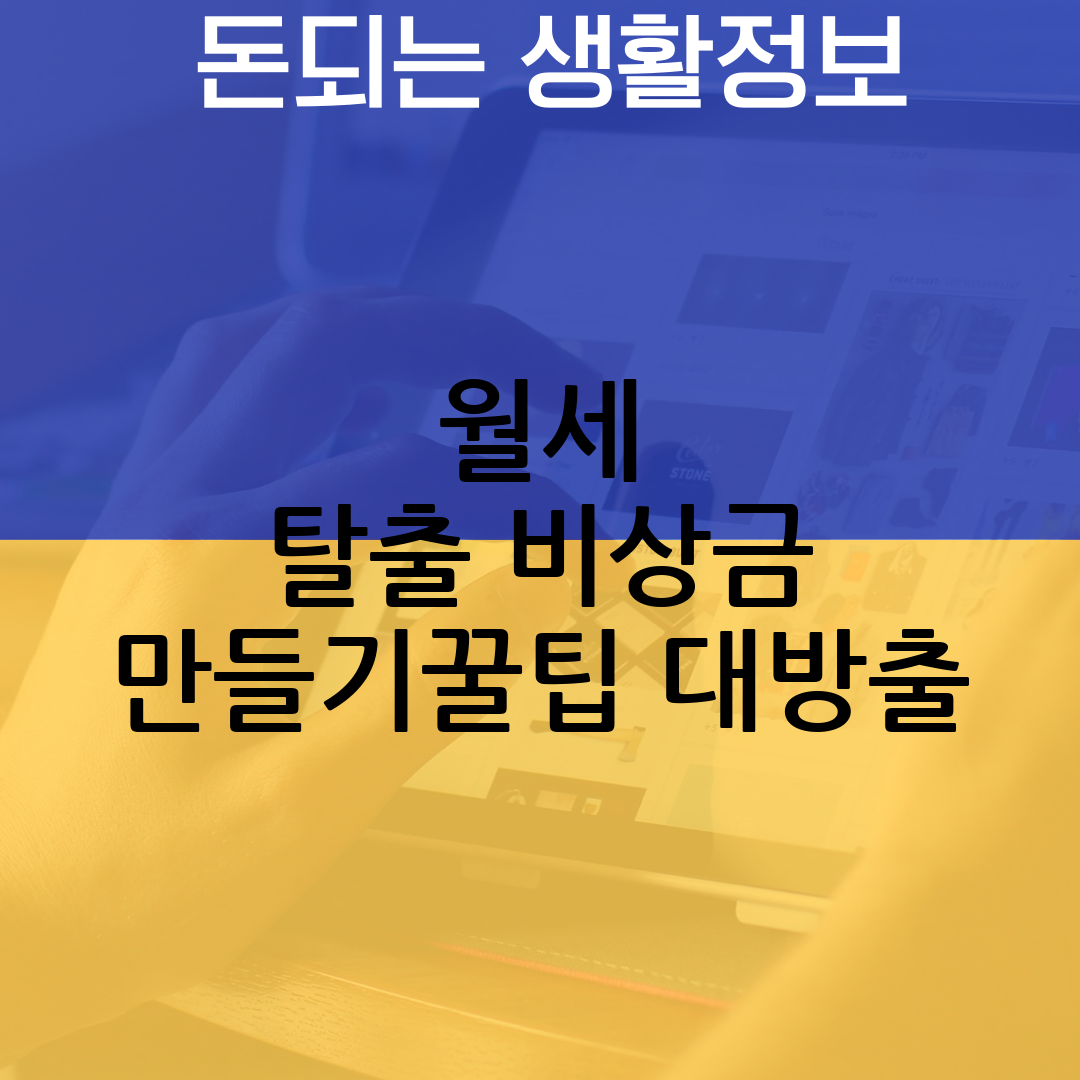 비상금 만들기