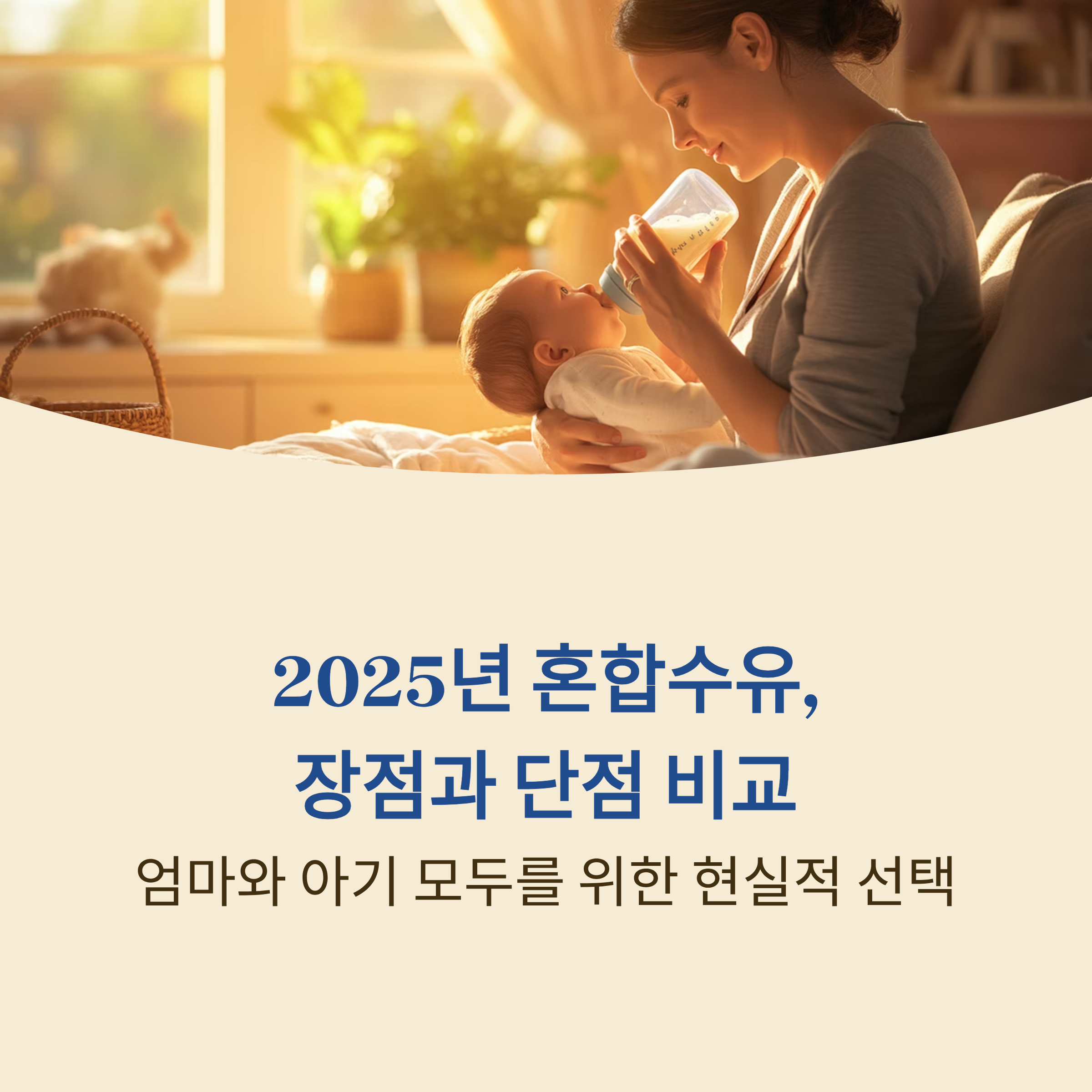 혼합수유의 장점과 단점 비교