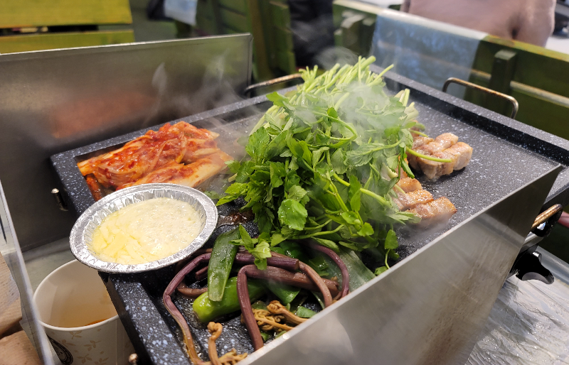 청도 미나리 삼겹살