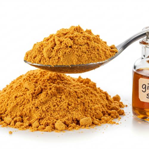 생강분말과 생강청 같이 나온 사진