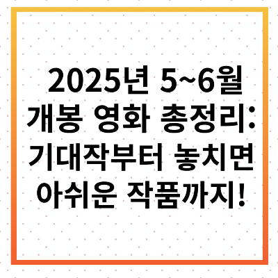 월별개봉영화