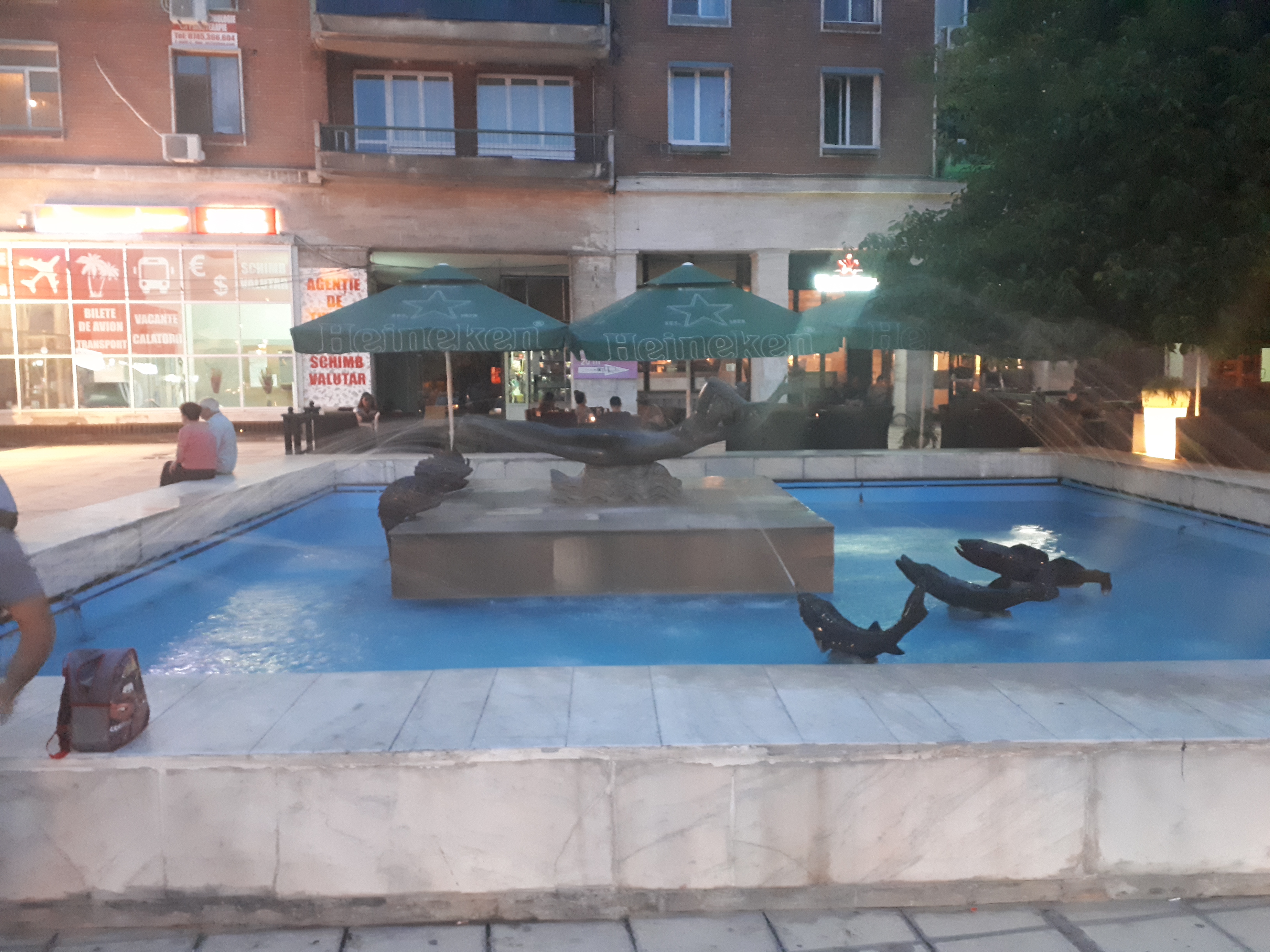 루마니아 갈라치 모형 분수대