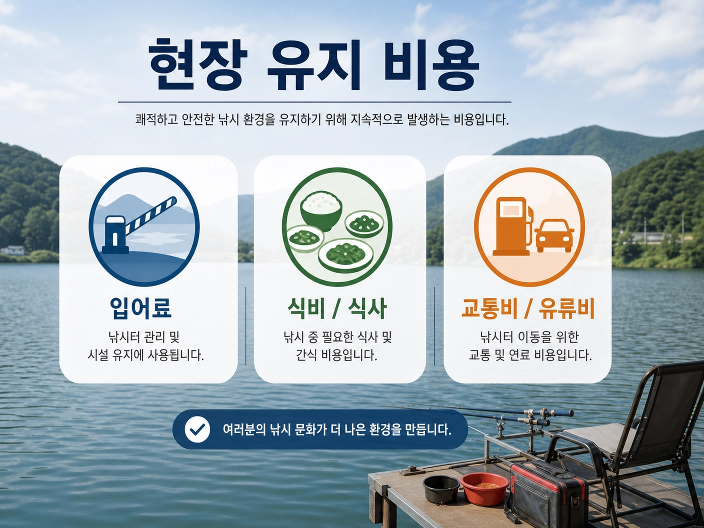 현장 유지 비용
