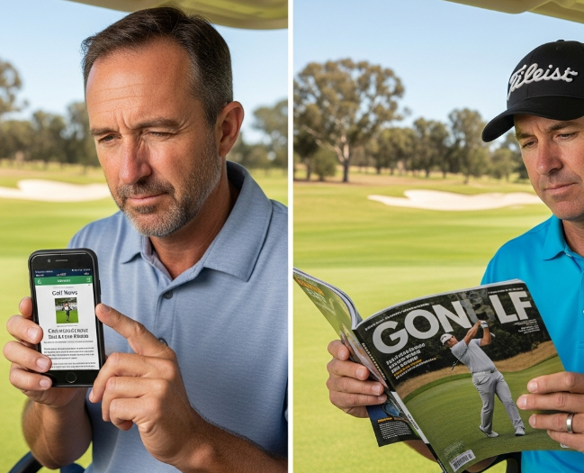 온라인 골프 매체와 잡지형 매체 비교 (접근성, 콘텐츠, 신뢰도) 관련이미지