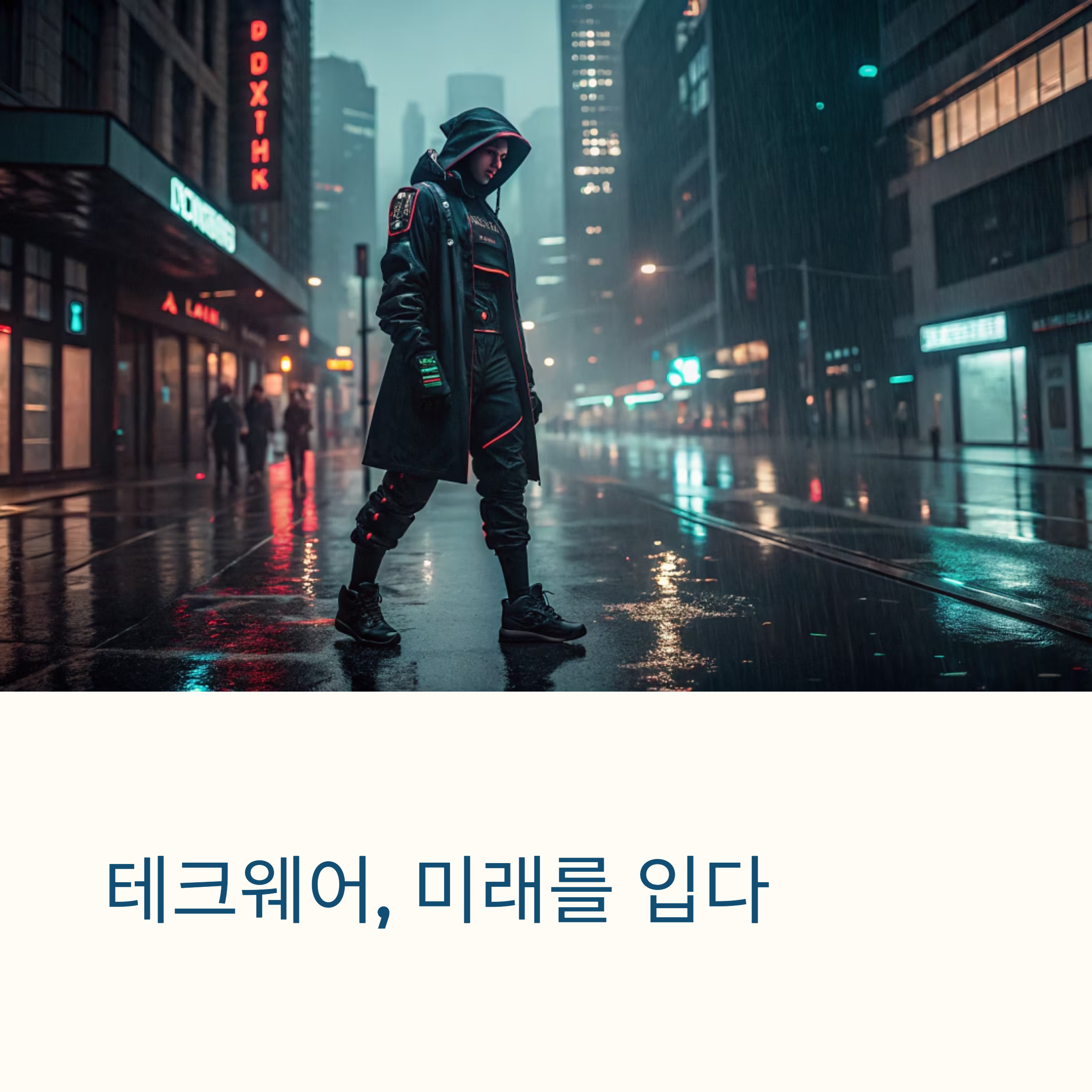 서브컬처패션의 새로운 기술적 진화, 테크웨어가 주목받는 이유