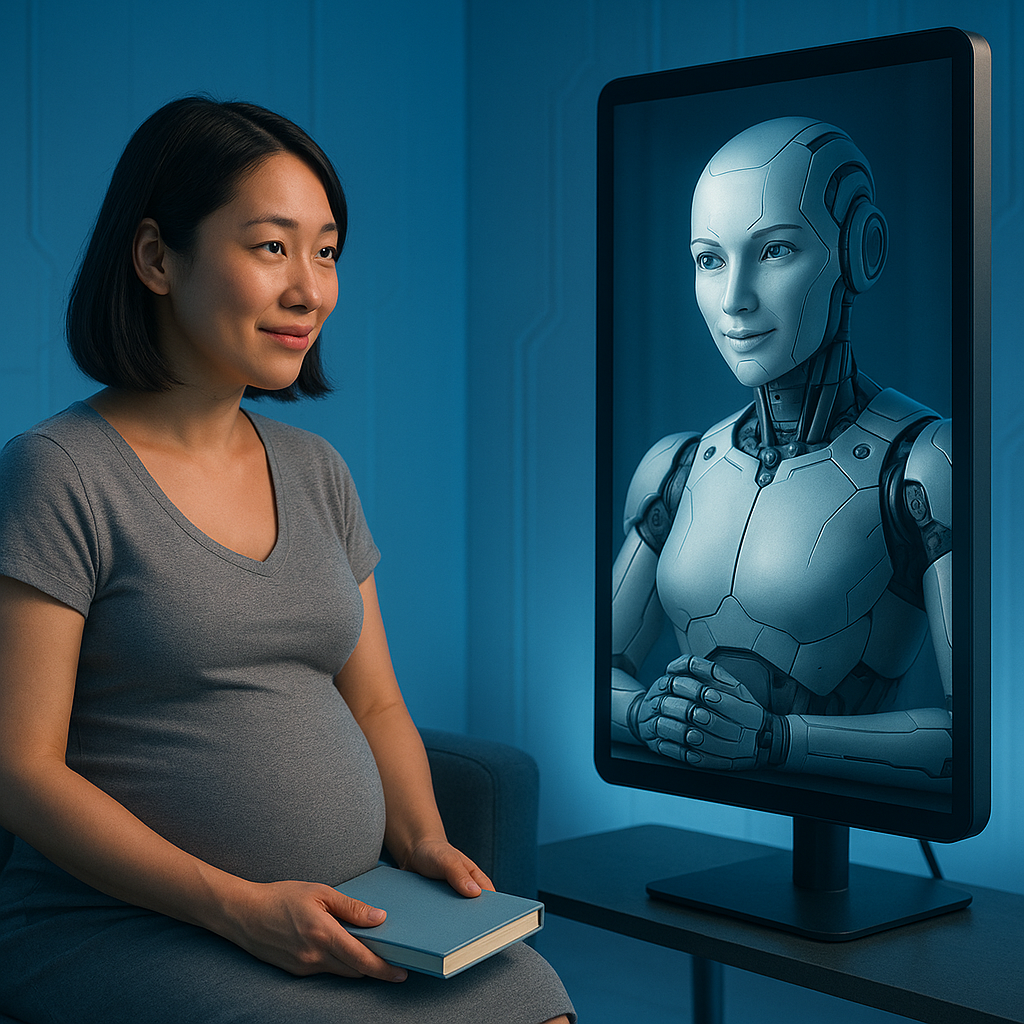 AI 기반 정신건강 케어에 관한 이미지