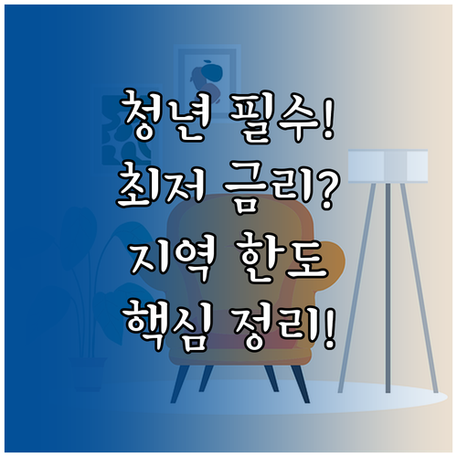 지역별 보증금 한도부터 금리까지, 청..