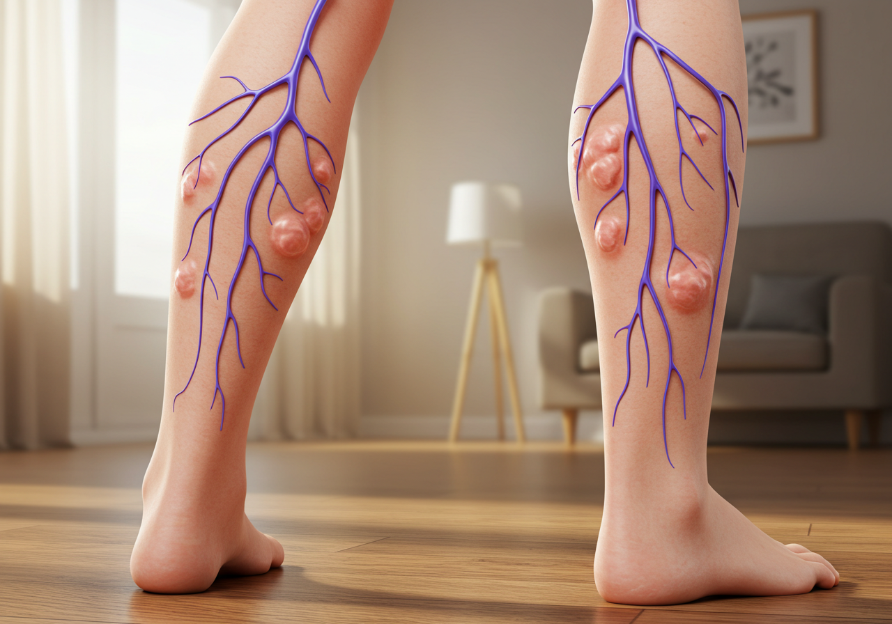 다리 핏줄이 울퉁불퉁? 하지정맥류 초기 증상과 효과적인 치료법