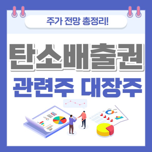 탄소배출권 관련주 주가 전망