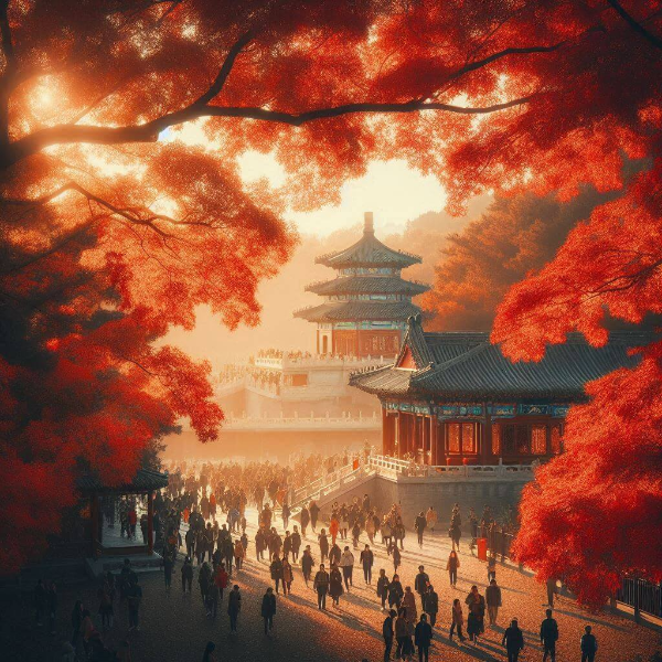 베이징 단풍 이미지