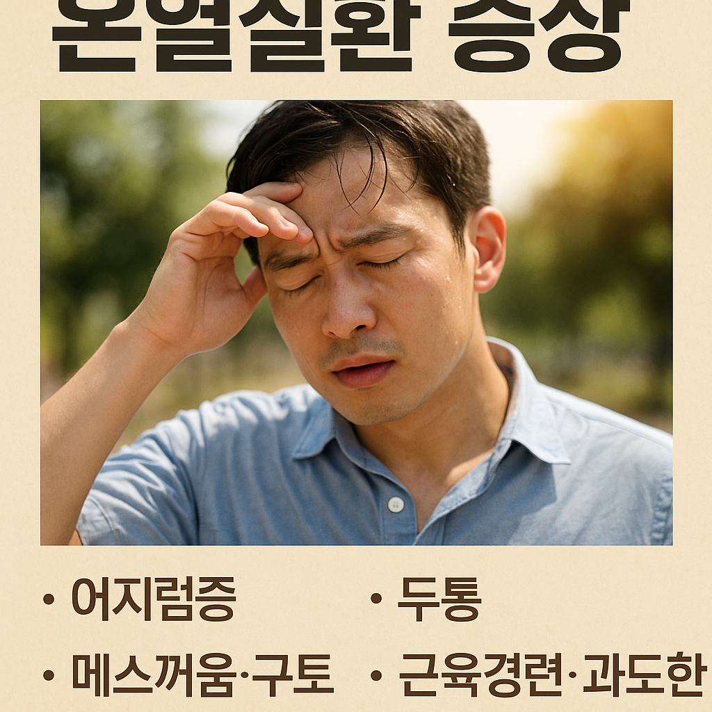 온열질환 증상별 대처