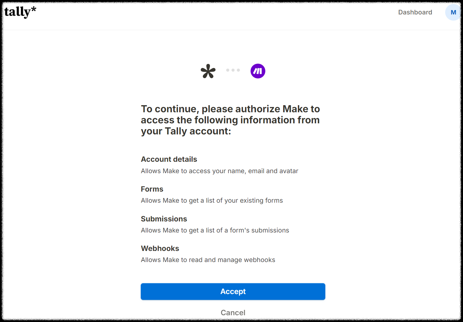 탈리폼(tally Forms) 가입 방법과 메이크(make) 자동화 초간단 연결 방법 노션 최적화 설문 양식