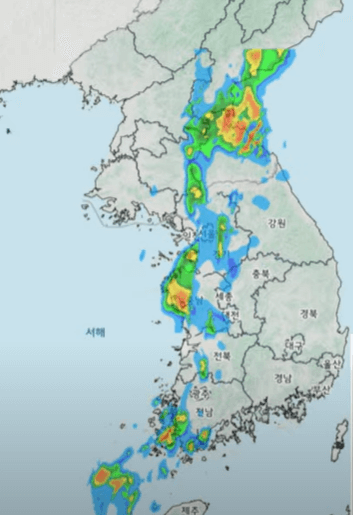 호우특보 중대본 기상정보