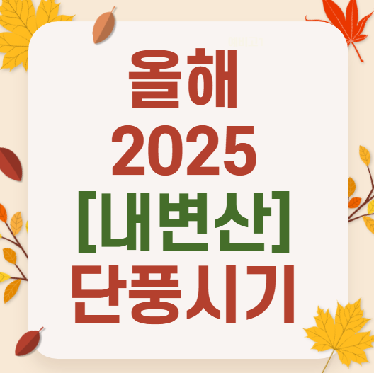 2025 내변산 단풍 절정 시기 &amp; 코스 추천 ❘ 직소폭포&middot;내소사 가을여행