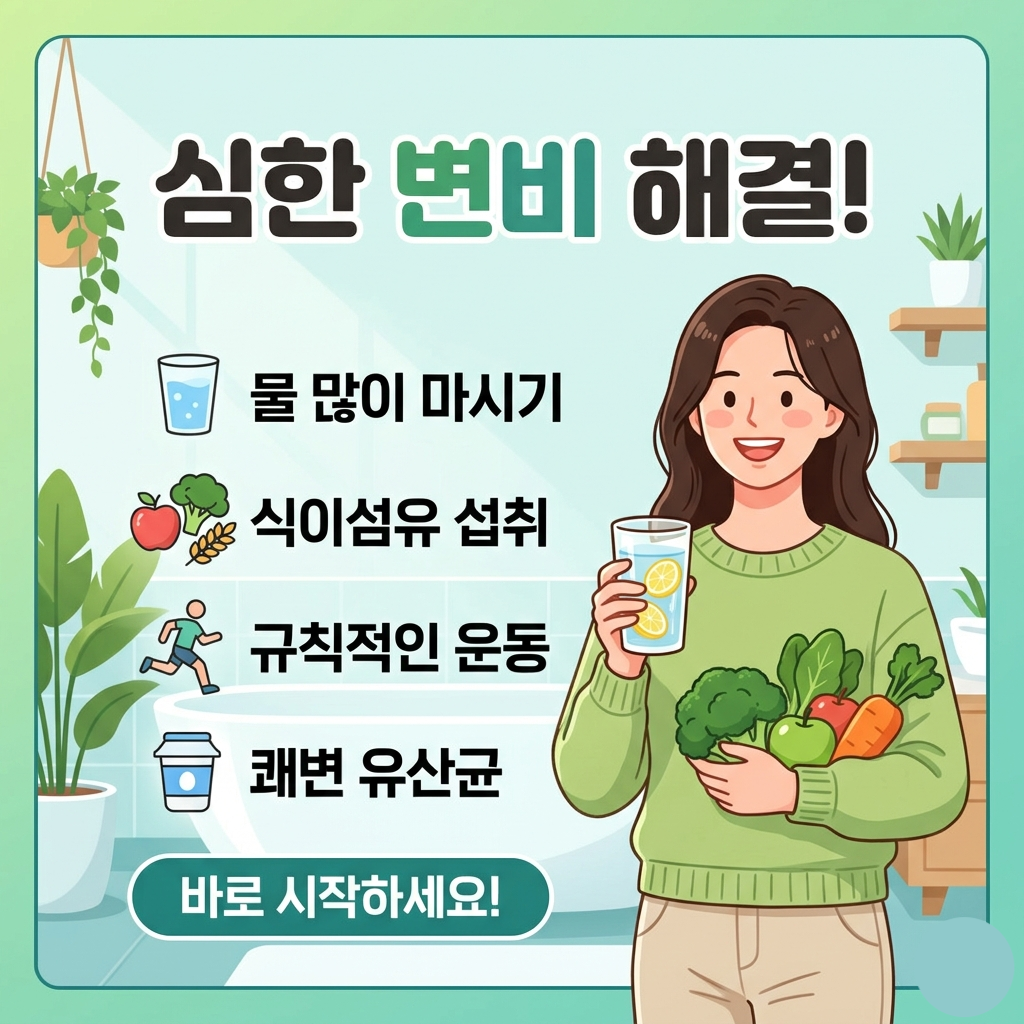 변비가 심할 때 해결방법 총정리 (즉시 효과 보는 방법 + 변비약 추천)