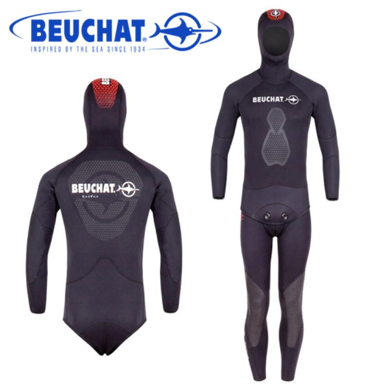 부샤 스쿠버다이빙 프리다이빙 슈트 수트 에스파동 3mm 5mm 투피스