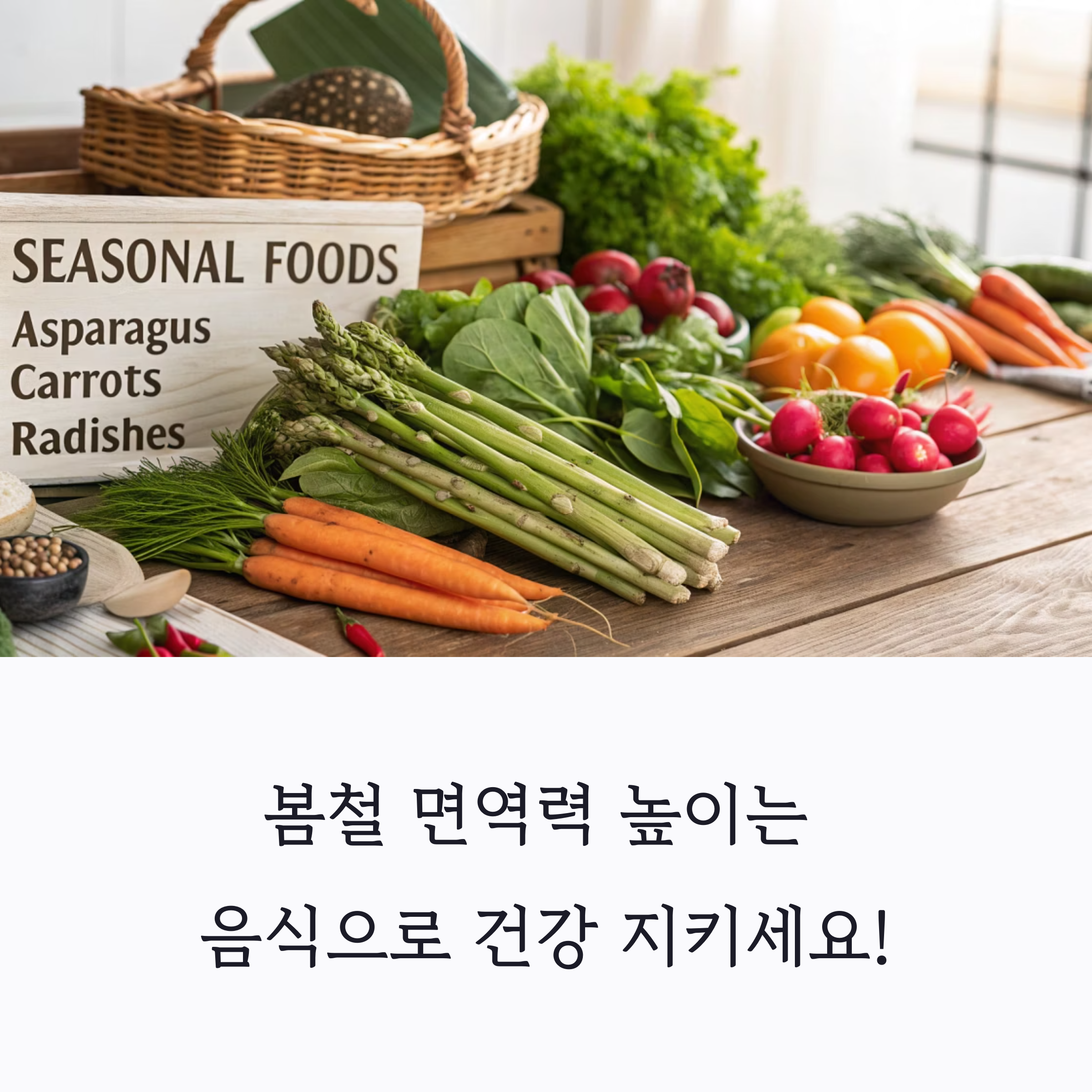 면역력 높이는 봄철 음식, 진짜 효과 있을까?